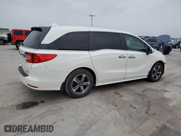 2019 Honda Odyssey Touring with VIN 5FNRL6H85KB051400, listed as a Copart auction lot 50440795 with 82,381 mi miles and Salvage Title. Bid and sale history available at carsss.com. Image 3.