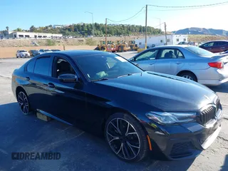 2021 BMW 5 Series 530e with VIN WBA13AG09MCF52172, listed as a IAAI auction lot 41664307 with 72,454 mi miles and . Bid and sale history available at carsss.com. Image 12.