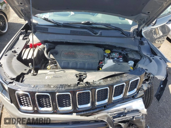 2019 Jeep Compass High Altitude z VIN 3C4NJDCB9KT704520, wystawiony jako Copart lot #58820335 z przebiegiem 17 061 mil mil oraz Szkoda całkowita • Salvage title. Historia ofert i sprzedaży dostępna na DreamBid. Obrazek 12.