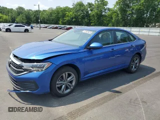 2024 Volkswagen Jetta SE with VIN 3VWEM7BU4RM049244, listed as a Copart auction lot 59876295 with 35,184 mi miles and Salvage title. Bid and sale history available at DreamBid. Image 1.