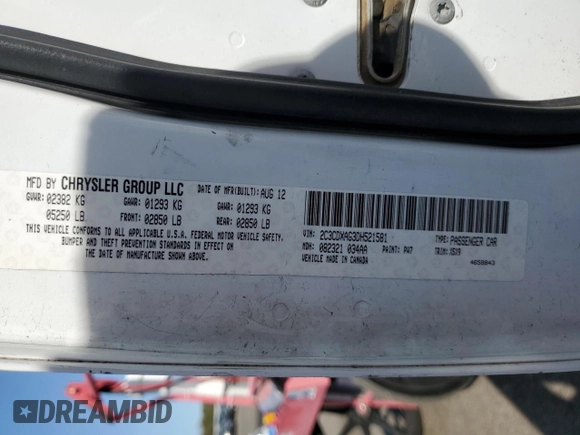 2013 Dodge Charger Police z VIN 2C3CDXAG3DH521581, wystawiony jako Copart lot #55010665 z przebiegiem 112 654 mil mil oraz Szkoda całkowita • Salvage title. Historia ofert i sprzedaży dostępna na DreamBid. Obrazek 13.
