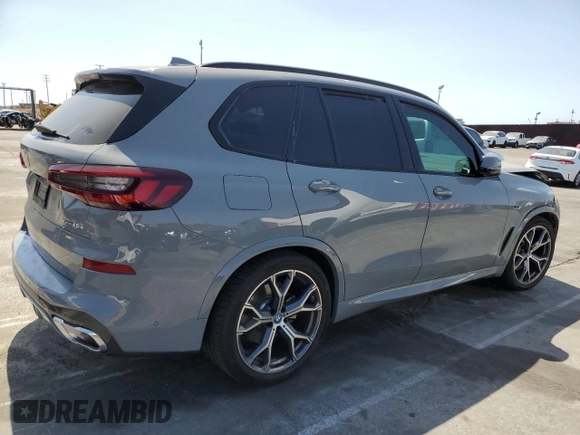 2023 BMW X5 xDrive45e with VIN 5UXTA6C0XP9P49482, listed as a Copart auction lot 56730735 with Not provided miles and Salvage title. Bid and sale history available at DreamBid. Image 3.