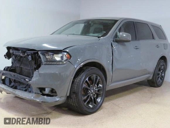 2020 Dodge Durango GT Plus with VIN 1C4RDHDG5LC130263, listed as a Copart auction lot 55143725 with 34,595 mi miles and Salvage Title. Bid and sale history available at carsss.com. Image 2.