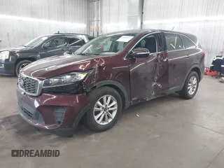 2019 Kia Sorento S V6 with VIN 5XYPGDA56KG483373, listed as a IAAI auction lot 41680817 with 91,970 mi miles. Bid and sale history available at carsss.com. Image 17.