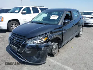 2022 Nissan Kicks S with VIN 3N1CP5BV0NL507251, listed as a IAAI auction lot 41847381 with 71,625 mi miles. Bid and sale history available at carsss.com. Image 2.