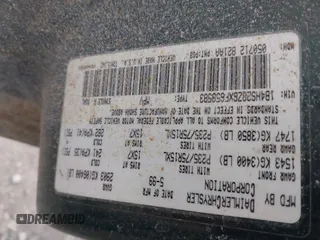 1999 Dodge Durango z VIN 1B4HS28Z6XF658583, wystawiony jako IAAI lot #41698221 z przebiegiem 297 598 mil mil oraz . Historia ofert i sprzedaży dostępna na DreamBid. Obrazek 9.