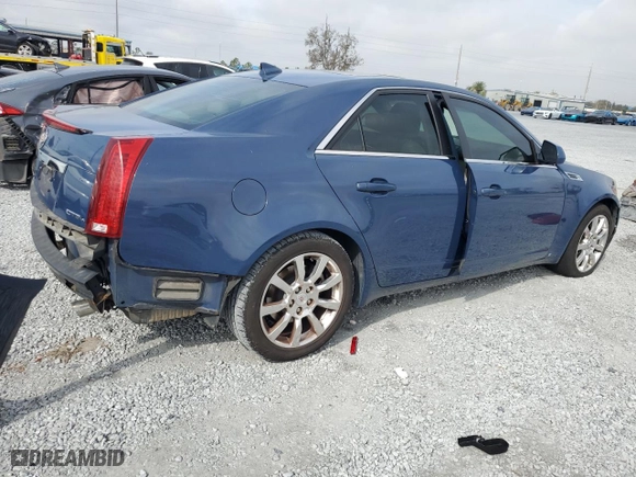 2009 Cadillac CTS AWD w/1SB with VIN 1G6DT57V790134365, listed as a Copart auction lot 43166265 with 160,039 mi miles and Salvage Title. Bid and sale history available at carsss.com. Image 3.