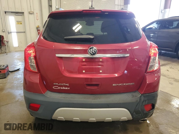 2016 Buick Encore with VIN KL4CJASBXGB668511, listed as a Copart auction lot 54178355 with 136,015 mi miles and Non Repairable. Bid and sale history available at DreamBid. Image 6.