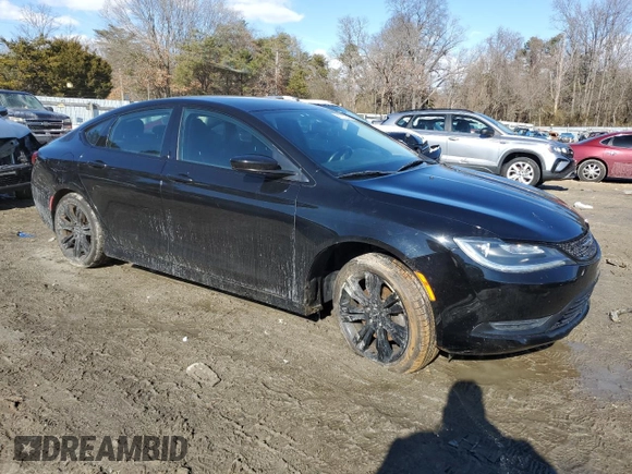2017 Chrysler 200 Touring with VIN 1C3CCCFB7HN504725, listed as a Copart auction lot 41757845 with 96,424 mi miles and Salvage Title. Bid and sale history available at carsss.com. Image 4.