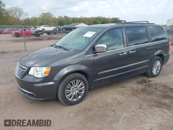 2015 Chrysler Town & Country Touring L with VIN 2C4RC1CG9FR646214, listed as a IAAI auction lot 42202486 with 184,555 mi miles and . Bid and sale history available at carsss.com. Image 2.