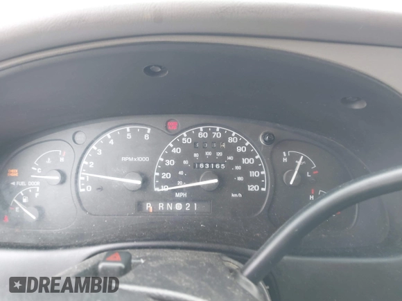 1998 Ford Ranger XL with VIN 1FTZR15X1WPB48716, listed as a IAAI auction lot 42090447 with 163,165 mi miles. Bid and sale history available at carsss.com. Image 7.