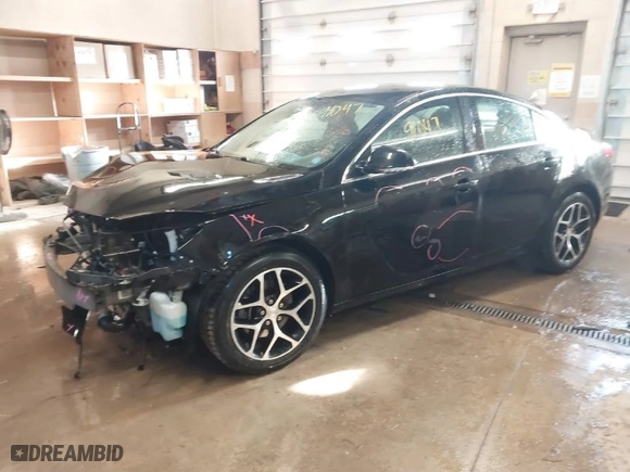 2017 Buick Regal Sport Touring with VIN 2G4GL5EX2H9109100, listed as a IAAI auction lot 41291047 with 83,259 mi miles. Bid and sale history available at carsss.com. Image 2.