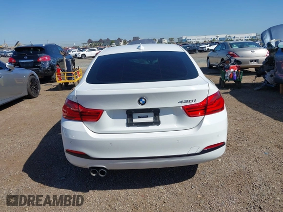 2019 BMW 4 Series 430i with VIN WBA4J1C54KBM18190, listed as a IAAI auction lot 42012759 with 73,598 mi miles. Bid and sale history available at carsss.com. Image 17.