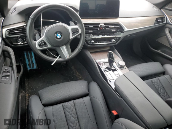 2023 BMW 5 Series 540i with VIN WBA53BJ04PCL88945, listed as a Copart auction lot 51529275 with Not provided miles and Salvage title. Bid and sale history available at DreamBid. Image 8.