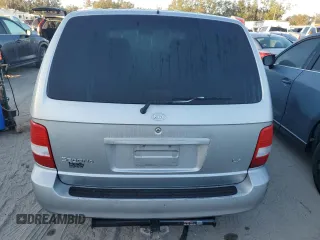 2004 Kia Sedona LX with VIN KNDUP131046591151, listed as a Copart auction lot 82201894 with 147,194 mi miles and Salvage Title. Bid and sale history available at carsss.com. Image 6.