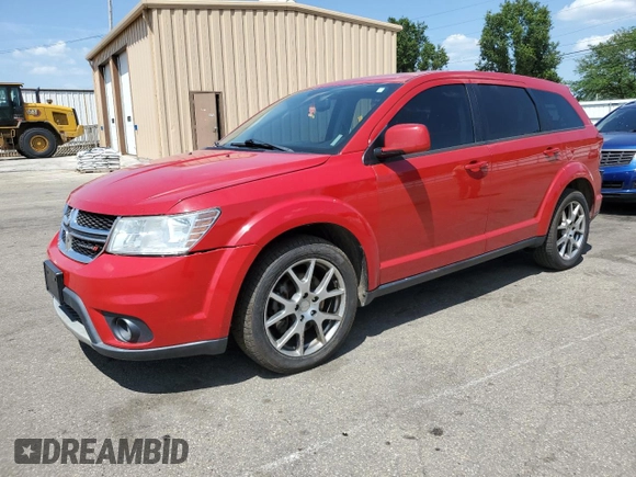 2015 Dodge Journey R/T z VIN 3C4PDCEG4FT661682, wystawiony jako Copart lot #62356695 z przebiegiem 99 729 mil mil oraz Szkoda całkowita • Salvage title. Historia ofert i sprzedaży dostępna na DreamBid. Obrazek 1.