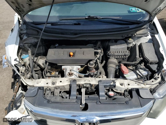 2012 Honda Civic Sdn LX with VIN 2HGFB2F51CH315104, listed as a Copart auction lot 53058015 with 157,617 mi miles and Salvage Title. Bid and sale history available at carsss.com. Image 12.
