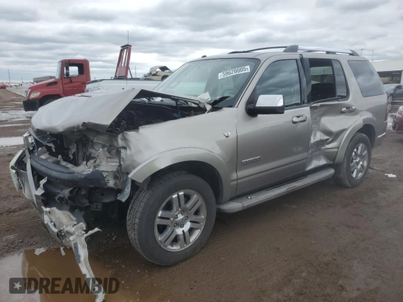 2008 Ford Explorer Limited with VIN 1FMEU75868UA55019, listed as a Copart auction lot 59620005 with 193,566 mi miles and Salvage title. Bid and sale history available at DreamBid. Image 1.