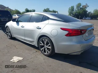 2017 Nissan Maxima Platinum with VIN 1N4AA6AP2HC414204, listed as a IAAI auction lot 42394624 with 80,486 mi miles and . Bid and sale history available at DreamBid. Image 3.