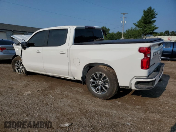 2024 Chevrolet Silverado 1500 RST with VIN 1GCUDEE84RZ183333, listed as a Copart auction lot 64960724 with 7,187 mi miles and Salvage Title. Bid and sale history available at carsss.com. Image 2.