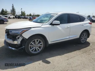 2020 Acura RDX w/Technology Pkg with VIN 5J8TC1H56LL006206, listed as a Copart auction lot 50056405 with 36,174 mi miles and Salvage Title. Bid and sale history available at carsss.com. Image 1.