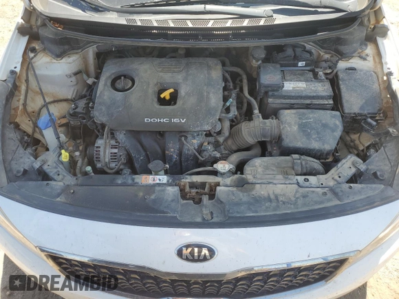 2017 Kia Forte LX with VIN 3KPFL4A72HE075855, listed as a Copart auction lot 52807335 with 76,521 mi miles and Salvage Title. Bid and sale history available at carsss.com. Image 12.