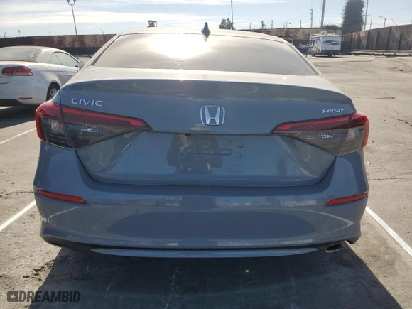 2023 Honda Civic Sedan Sport with VIN 2HGFE2F59PH536642, listed as a Copart auction lot 42385935 with 50,639 mi miles and Salvage Title. Bid and sale history available at carsss.com. Image 6.