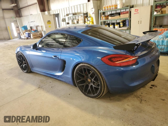 2016 Porsche 718 Cayman z VIN WP0AA2A85GK171844, wystawiony jako Copart lot #56151195 z przebiegiem 46 652 mil mil oraz Szkoda całkowita • Salvage title. Historia ofert i sprzedaży dostępna na DreamBid. Obrazek 2.