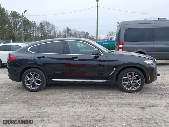 2023 BMW X4 xDrive30i with VIN 5UX33DT01P9S20808, listed as a IAAI auction lot 41153530 with NaN miles. Bid and sale history available at carsss.com. Image 14.