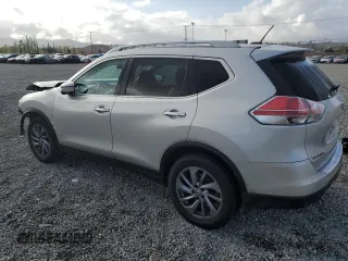 2016 Nissan Rogue SL with VIN 5N1AT2MT0GC744715, listed as a Copart auction lot 51742325 with 52,052 mi miles and Salvage Title. Bid and sale history available at carsss.com. Image 2.