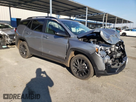 2024 GMC Terrain SLE with VIN 3GKALTEG4RL209507, listed as a Copart auction lot 41886555 with 18,363 mi miles and Salvage Title. Bid and sale history available at carsss.com. Image 4.