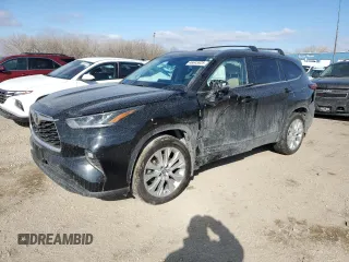 2022 Toyota Highlander Limited z VIN 5TDDZRBH7NS198269, wystawiony jako Copart lot #46645925 z przebiegiem 78 463 mil mil oraz Szkoda całkowita • Salvage title. Historia ofert i sprzedaży dostępna na DreamBid. Obrazek 1.