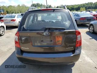 2009 Kia Rondo LX with VIN KNAFG526097251963, listed as a Copart auction lot 72342404 with 51,187 mi miles and Salvage Title. Bid and sale history available at carsss.com. Image 6.