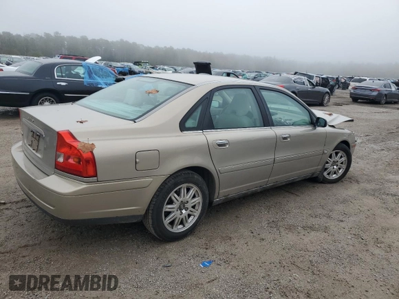2005 Volvo S80 with VIN YV1TS592551403895, listed as a Copart auction lot 79844514 with 150,592 mi miles and Salvage Title. Bid and sale history available at carsss.com. Image 3.