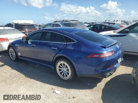 2019 Mercedes-Benz AMG GT 53 z VIN WDD7X6BB0KA005990, wystawiony jako Copart lot #75984984 z przebiegiem 56 442 mil mil oraz Nie do naprawy • Non repairable. Historia ofert i sprzedaży dostępna na DreamBid. Obrazek 2.