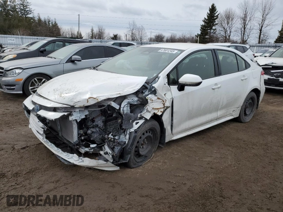 2023 Toyota Corolla Hybrid LE with VIN JTDBDMHE5P3006888, listed as a Copart auction lot 47601245 with 0 mi miles and Salvage Title. Bid and sale history available at carsss.com. Image 1.