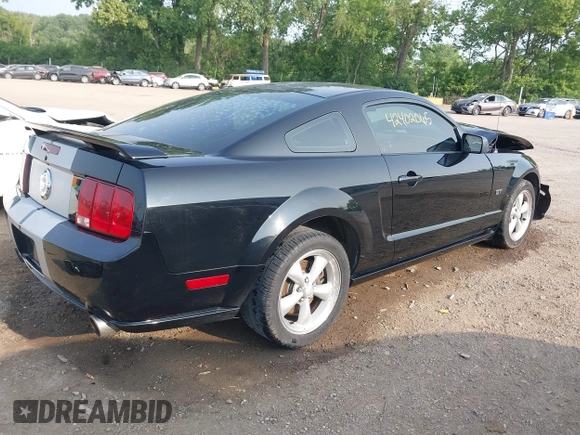 2007 Ford Mustang GT Deluxe with VIN 1ZVFT82H375246120, listed as a IAAI auction lot 42402065 with 160,902 mi miles and . Bid and sale history available at DreamBid. Image 4.
