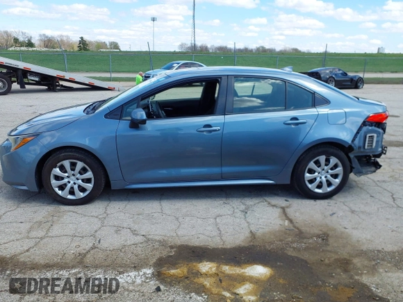 2020 Toyota Corolla LE with VIN JTDEPRAE0LJ070323, listed as a IAAI auction lot 41985664 with 57,502 mi miles and . Bid and sale history available at DreamBid. Image 15.