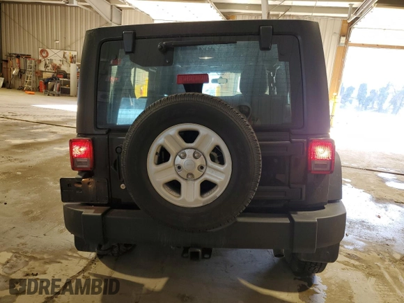2018 Jeep Wrangler Unlimited Sport S with VIN 1C4BJWDG6JL846777, listed as a Copart auction lot 42458405 with 27,024 mi miles and Salvage Title. Bid and sale history available at DreamBid. Image 6.