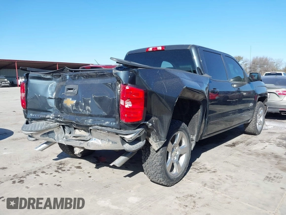 2017 Chevrolet Silverado 1500 LT with VIN 3GCPCREC2HG489005, listed as a IAAI auction lot 41756142 with 53,448 mi miles. Bid and sale history available at carsss.com. Image 4.