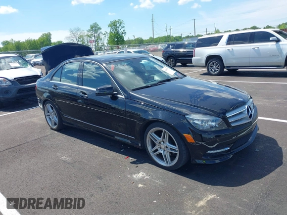 2011 Mercedes-Benz C C 300 Sport with VIN WDDGF5EBXBA520097, listed as a IAAI auction lot 42099592 with 115,849 mi miles. Bid and sale history available at carsss.com. Image 1.