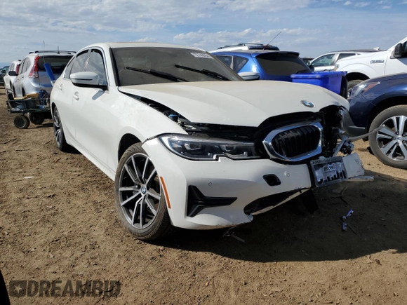 2021 BMW 3 Series 330i xDrive with VIN WBA5R7C03MFK49232, listed as a Copart auction lot 72746864 with 0 mi miles and Salvage Title. Bid and sale history available at carsss.com. Image 4.