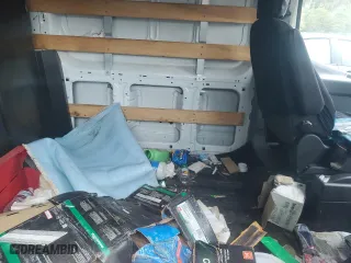 2018 Ford Transit Van with VIN 1FTYR1YM4JKA53750, listed as a Copart auction lot 74674554 with 0 mi miles and Salvage Title. Bid and sale history available at carsss.com. Image 11.