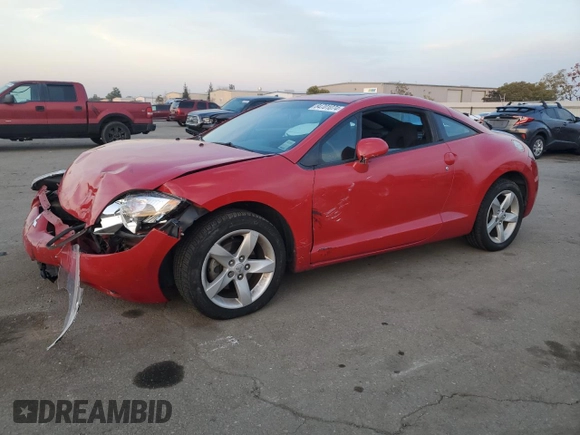 2007 Mitsubishi Eclipse GS with VIN 4A3AK24FX7E030030, listed as a Copart auction lot 84701074 with 166,123 mi miles and Salvage Title. Bid and sale history available at carsss.com. Image 1.