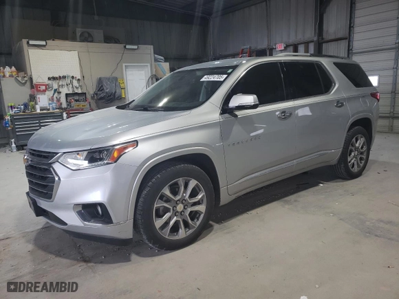 2018 Chevrolet Traverse Premier with VIN 1GNEVJKW0JJ249299, listed as a Copart auction lot 49224705 with 109,310 mi miles and Salvage Title. Bid and sale history available at carsss.com. Image 1.