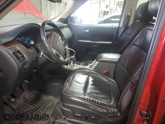 2012 Ford Flex SEL z VIN 2FMGK5CC5CBD07903, wystawiony jako Copart lot #51102365 z przebiegiem 152 848 mil mil oraz Szkoda całkowita • Salvage title. Historia ofert i sprzedaży dostępna na DreamBid. Obrazek 7.