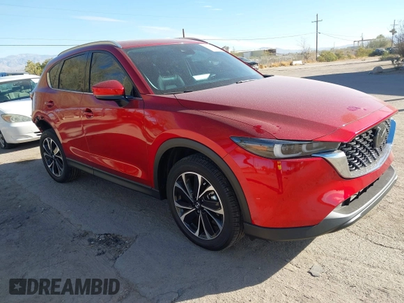 2023 Mazda CX-5 2.5 S Premium Package with VIN JM3KFBDM2P0111876, listed as a IAAI auction lot 41611069 with 6,240 mi miles. Bid and sale history available at carsss.com. Image 1.
