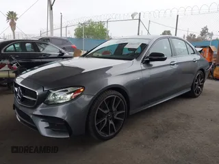 2017 Mercedes-Benz E 43 AMG with VIN WDDZF6EB9HA188631, listed as a IAAI auction lot 42001558 with 39,540 mi miles and . Bid and sale history available at DreamBid. Image 2.