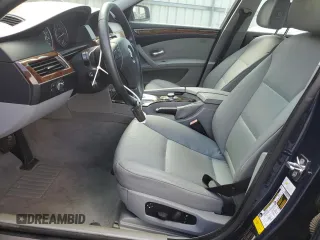2009 BMW 5 Series 550i with VIN WBANW53529CT55835, listed as a Copart auction lot 75104204 with 46,358 mi miles and Salvage Title. Bid and sale history available at carsss.com. Image 7.
