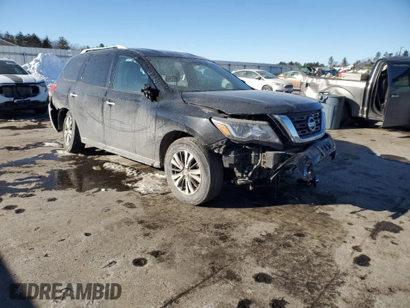 2017 Nissan Pathfinder SV with VIN 5N1DR2MM3HC685214, listed as a Copart auction lot 42679275 with 158,125 mi miles and Salvage Title. Bid and sale history available at carsss.com. Image 4.